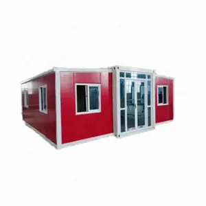 High Quality China-Made Prefab House Container Galvanized Steel and Sandwich Panel Expandable House with Pipe System
