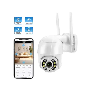 Srihome 4 canales 1080p Kit de cámara de seguridad Fábrica al por mayor Incluye Dvr Opción de almacenamiento de datos en la nube Sensor CMOS