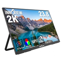 Monitor Portátil de Viaje de 23.8 Pulgadas, 2K QHD 2560X1440 100Hz para Laptop, Macbook y Consolas de Juegos