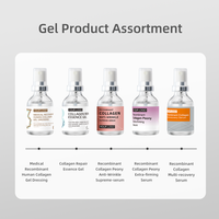 Produits de soin pour homme Anti-âge Anti acné Calmant Réparateur Hydratant Recombinant Sérum Gel Bio Collagène Type III