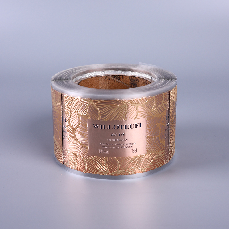 Customized Logo Metal Perfume Private Bottle Label Embossed Aluminum Perfume Stickers Wine Labels