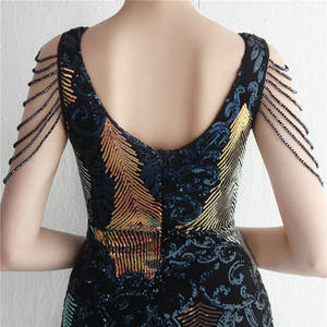 ج الملابس أحدث بريق امرأة حورية البحر العشاء مساء اللباس كوكوكوتيل فساتين طويلة لارتداء الحزب - Product Image 5