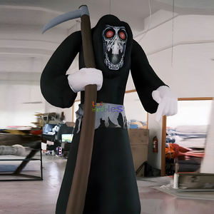 Gros Géant Halloween effrayant personnage gonflable <span class=keywords><strong>mort</strong></span> diable gonflable figurines décoration pour événements - Product Image 2
