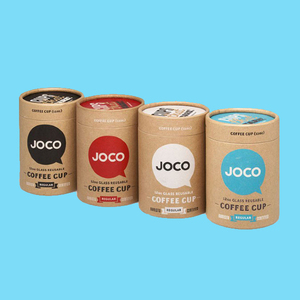 <span class=keywords><strong>Tube</strong></span> en Carton Kraft Naturel Personnalisable Biodégradable Écologique Recyclable pour Cadeau Alimentaire de Granola de Marque - Product Image 1