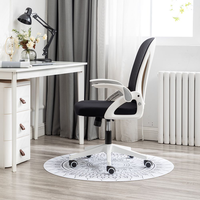 Chaise de bureau ergonomique pivotante en maille 2D de luxe moderne à faible coût Yike 2025, chaise de bureau pliable pour chambre d'enfant