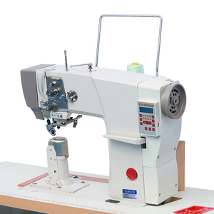 591D Computerized Double Needle Flat-Bed Industrial Sewing Machine High Speed Chain Stitch Motor Shoe <b>Roller</b> Quilting Equipment - Product Image 2