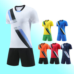 Venta al por mayor uniforme de fútbol personalizado para los hombres transpirable fútbol Jersey conjunto con nombre del equipo de impresión - Product Image 2