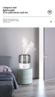 Humidificateur domestique 3L grande capacité, brume épaisse, petit modèle de bureau avec couleur OEM