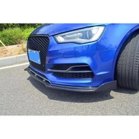 Lèvre de pare-chocs avant en fibre de carbone S3, séparateur de pare-chocs, spoiler pour Audi A3 Sline S3 2014 2015 2016 pré-lifting