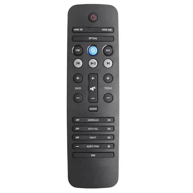 B8 B5 E6/93 Replace IR Remote Control for Phi Home Theatre Soundbar A1037 26BA 004 HTL3140B HTL3140 Htl3110B Htl3110 E5HTL7140