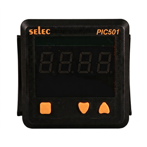 Indicateur de processus Selec PIC501A-VI-230 avec affichage LED rouge à 4 chiffres, entrée de tension et de courant, 48 x 48 mm, alimentation 230 V AC - Product Image 1