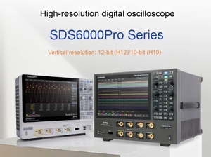Oscilloscope numérique haute résolution SIGLENT SDS6034/6054/6104/6204H10/12Pro, bande passante 2 GHz, 10/12 bits, pour instruments de test externes - Product Image 4