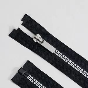 YAB High Quality Resin Zip Zipper 5# Long Chain Jeans Jacket Resin Teeth Plastic Zip Zipper