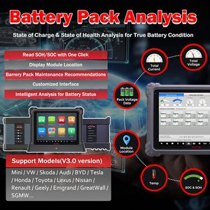 Kit MaxiFlash VCMI EVDiag 5-en-1 universel pour véhicules électriques Ultra EV, compatible avec plus de 10 000 véhicules et doté de la prise en charge d'Android 7.0 - Product Image 3
