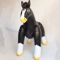 Cheval modèle gonflable en PVC personnalisable cheval jouet gonflable pour enfants à vendre