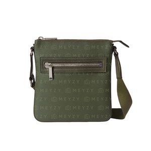 DM OEM Custom All Over Logo PU borsa a tracolla in pelle per <span class=keywords><strong>uomo</strong></span> monospalla <span class=keywords><strong>Messenger</strong></span> da <span class=keywords><strong>uomo</strong></span> con Logo personalizzato - Product Image 1