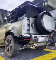 Embout d'échappement en acier inoxydable pour Land Rover Defender 90/110/130 4x4 Accessoires tout-terrain