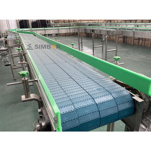 Convoyeur de <span class=keywords><strong>transport</strong></span> à bande à chaîne pour boisson eau boisson bière vin sauce bocal en verre bouteille en plastique - Product Image 4