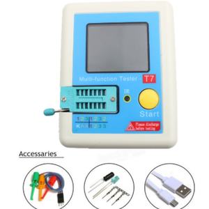 Testeur de transistors T7, testeur de diodes TFT, testeur de triodes, testeur de capacité, testeur LCR ESR, testeur multifonction NPN PNP MOSFET IR, multimètre - Product Image 6