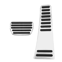Pour Volvo XC90 XC 90 2018 - 2022, pédales de voiture en acier inoxydable, pédale d'accélérateur, pédale de frein, repose-pieds, couvre-pédales