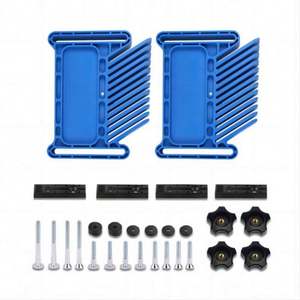 ANDUUK Máquina de grabado para carpintería W-50 Amarillo/Azul, Juego de tableros de sujeción multiusos con doble sistema de plumas y ranura para calibrador de inglete - Product Image 2