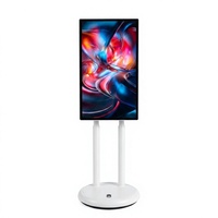 Téléviseur intelligent portable 32 pouces TX32-2 avec support mobile, tablette Android 15, 8 Go 128 Go, moniteur