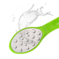 Lime à pieds en métal de haute qualité 2 en 1, exfoliante, lavable, lime à pieds personnalisée
