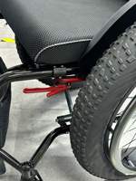 Fauteuil roulant sport léger en aluminium 5802L, démontage rapide, grandes roues gonflables tout-terrain, pour les voyages des personnes handicapées