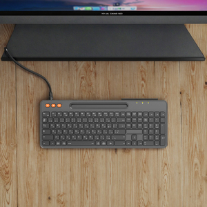 Беспроводная ультратонкая офисная клавиатура с <span class=keywords><strong>USB</strong></span>-интерфейсом, полностью бесшумная мембранная клавиатура, Plug and Play, новинка, материал ABS - Product Image 5