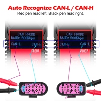 WOYO PL007 Analizador de Bus CAN LIN, Probador de Señales PWM, Lector de Códigos, Herramienta de Diagnóstico Automotriz de 12-24V, 1 Año de Garantía para Modelo Universal