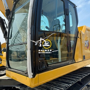 Excavatrice hydraulique d'occasion CAT 320gc pas chère, Caterpillar Digger CAT 320 Next Gen 8 rouleaux avec pouce hydraulique et attache rapide - Product Image 3