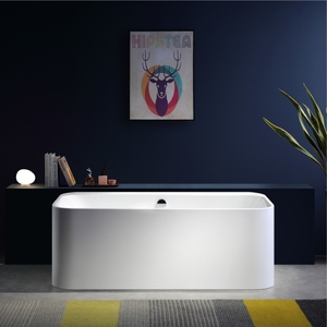 Bañera acrílica rectangular independiente, resistente, antiamarilleo, todo en uno, para spa y hidromasaje. - Product Image 4