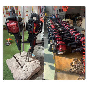 Y44-5HHB Bricolage Pique-<span class=keywords><strong>pierre</strong></span> à essence à <span class=keywords><strong>deux</strong></span> temps en aluminium 1900W Haute puissance Poignée en T pour béton, pierres brisées et racines de jeunes arbres - Product Image 5