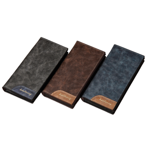 NEXXGEN Nueva Cartera Delgada de Cuero PU Vintage con Cierre de Cremallera, Múltiples Ranuras para Tarjetas, Monedero para Hombre, Uso Diario - Product Image 1
