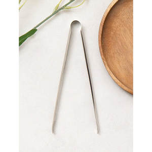 Pinzas multiusos duraderas de acero inoxidable y silicona de 19 cm, juego de herramientas de cocina ecológicas para servir barbacoa en la cocina del hogar - Product Image 1