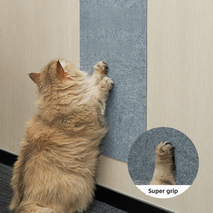 Tapis à gratter pour chat mural, en polyester anti-déchirure, protection de meubles, griffoir vertical pour chat - Product Image 1