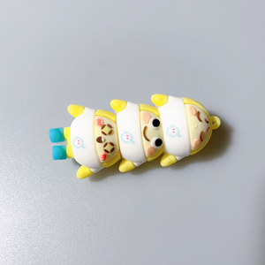 Llavero Personalizable con Bloques Apilables, Cubos Blancos en Forma de Huevo, Colgantes para Llaves de Coche, Adorno Decorativo para Mochila, Hecho de PVC <span class=keywords><strong>o</strong></span> Resina - Product Image 3