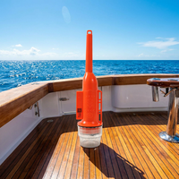 Balise de localisation marine AIS étanche IPX7 12W avec balise GPS, portée 10 milles nautiques, 15 jours en veille pour la pêche au palangre et la pêche à la traîne