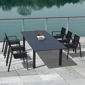 Conjunto de tabela de café uland, cadeiras para festas ao ar livre e cadeiras para pátio quadrado