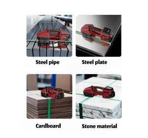 लोकप्रिय पूरी तरह से स्वचालित इलेक्ट्रिक चालित मोटर स्ट्रैपिंग मशीन किफायती कागज कार्टन बॉक्स पैकिंग सस्ती कीमत - Product Image 5