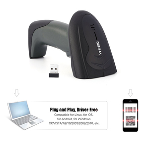 Lector de código de barras resistente de mano de alta calidad OEM 1D CCD <span class=keywords><strong>USB</strong></span> con cable Industrial Qr escáner de código de barras - Product Image 2
