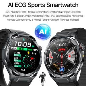 Nuovo Arrivo 2026: <span class=keywords><strong>Orologio</strong></span> Intelligente Sportivo da Uomo alla Moda con ECG, PPG, HRV e Funzione AI Q&A - Product Image 6