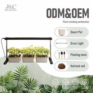 Kit de Jardim Hidropônico Inteligente J&C Adaptável para Pendurar, Colocar em Pé ou Montar no Teto, com LED para Cultivo de Vegetais e Ervas em Ambientes Internos. - Product Image 1