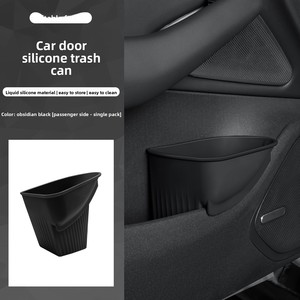 Cubo de Basura de Silicona Premium para Coche, Soporte para Paraguas, Caja Organizadora Multifuncional para Interiores, Accesorios para <span class=keywords><strong>Xiaomi</strong></span> SU7 EV - Product Image 5