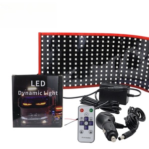 Nouveau design de phares de camion à LED avec yeux de démon, panneau matriciel, écran souple, fenêtre d'affichage, lumières de voiture programmables flexibles de grande taille - Product Image 1