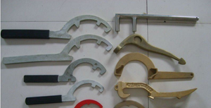 Lửa vòi nước cờ lê Heavy-Duty vòi cứu hỏa trực tiếp nhôm có thể điều chỉnh vòi nước cờ lê đơn Đầu cờ lê - Product Image 3