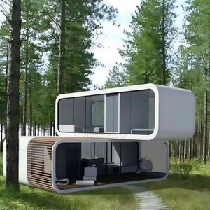 Nhà máy di động đúc sẵn Apple cabin xây dựng, hai lớp 20/40ft <span class=keywords><strong>Modular</strong></span> <span class=keywords><strong>container</strong></span> văn phòng, di động Apple cabin xây dựng - Product Image 2