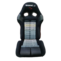 Sièges de course universels MST 9003B en tissu PVC, cuir, paillettes, pour simulateur de voiture, avec glissière, en fibre de verre