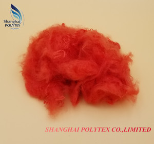 Fibre d'stable en polyester cycène, certifié <span class=keywords><strong>GRS</strong></span>, plusieurs couleurs - Product Image 2