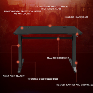 Bureau <span class=keywords><strong>de</strong></span> <span class=keywords><strong>jeux</strong></span> fixe moderne, en forme <span class=keywords><strong>de</strong></span> Z, rvb, plusieurs couleurs, pour <span class=keywords><strong>Gamer</strong></span> - Product Image 3